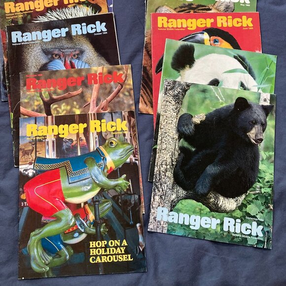 Ranger Rick Magazine Lot Of 22 80's Era Vintage Nature Wildlife Homeschool - Picture 4 of 4